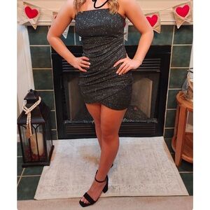 Little black formal dress